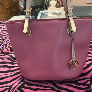 Michael Kors Fuchsia Tote Bag